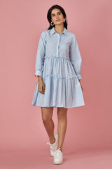 Catch The Breeze Shirt Dress
