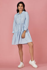 Catch The Breeze Shirt Dress