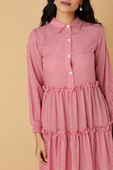 No Plans Tiered Dress