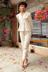 Floral Peplum Co-ord Set