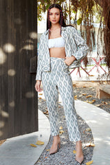 Ikat Bomber Co-ord Set