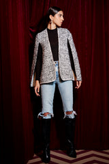The Black And White Statement Cape