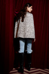 The Black And White Statement Cape