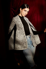 The Black And White Statement Cape