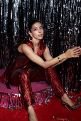 Sparkling Night Sequin Vest Top