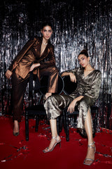All the Glitters Front Tie Co-Ord Set