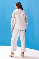 Powder Blue Butter Cup Co-Ord Set