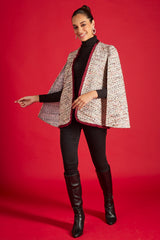 Golden Tweed Cape