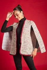 Golden Tweed Cape