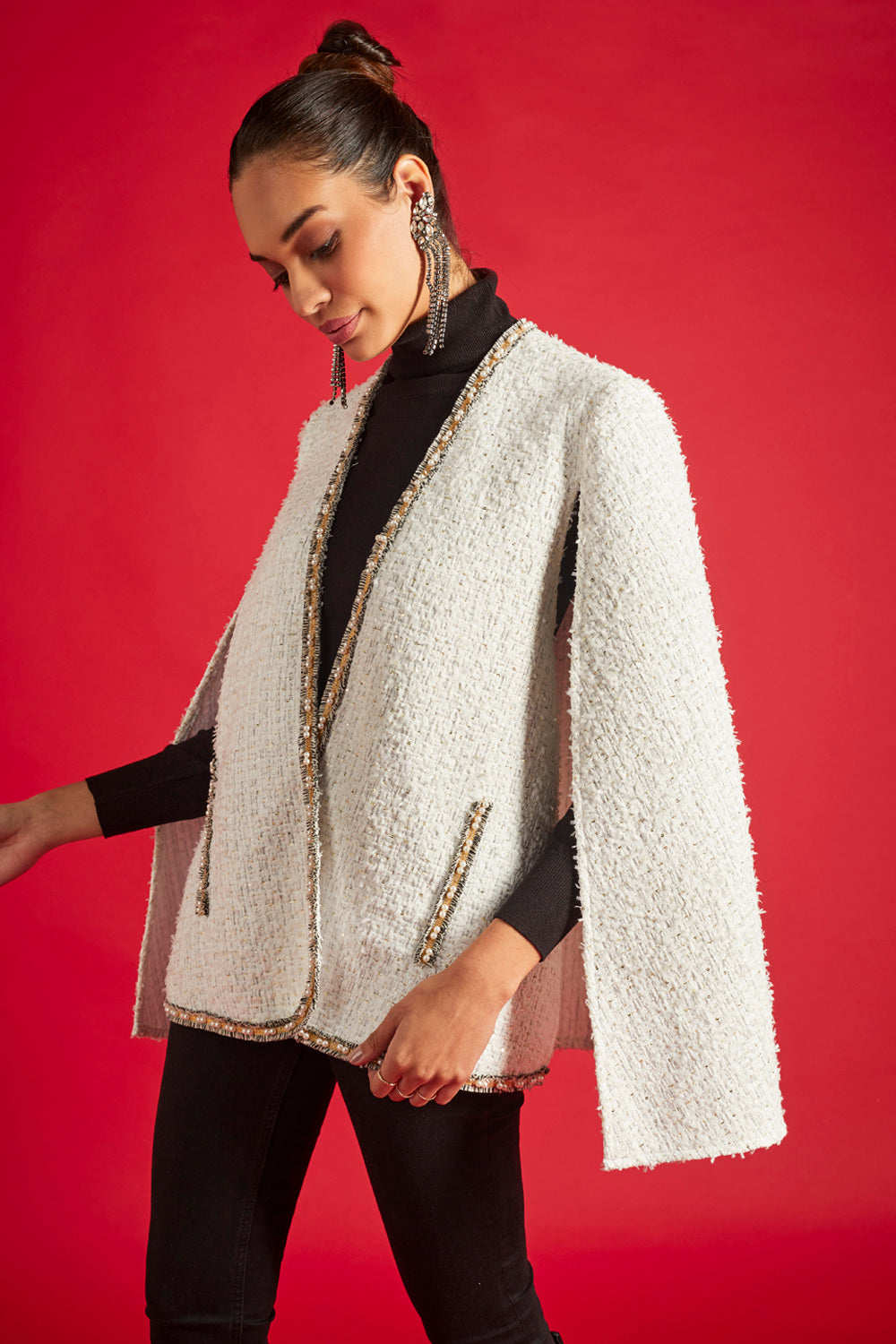 White Blaire Cape