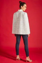 Blue Statement Cape