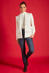 Ashen Sleeveless Jacket