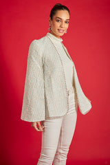 Ice Blue Statement Cape
