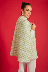 Parrot Green Statement Cape