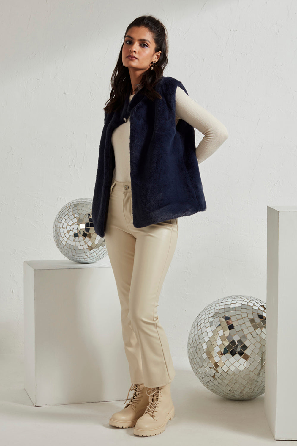 Mock Collar Jacket