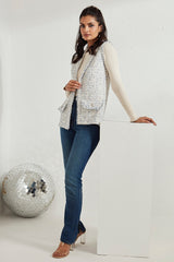 Ashen Sleeveless Jacket