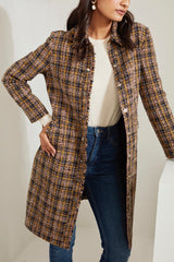 Front Open Tweed Dress