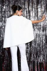 White Statement Cape