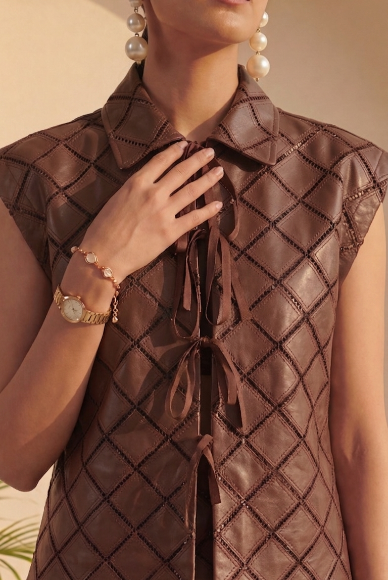 Cocoa Brown Skirt Set