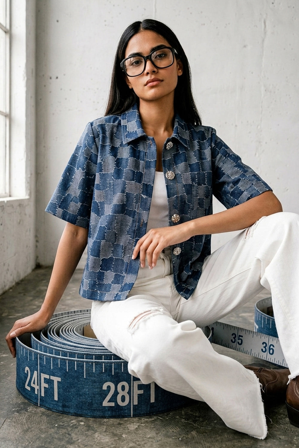 Artisan Checkered Top