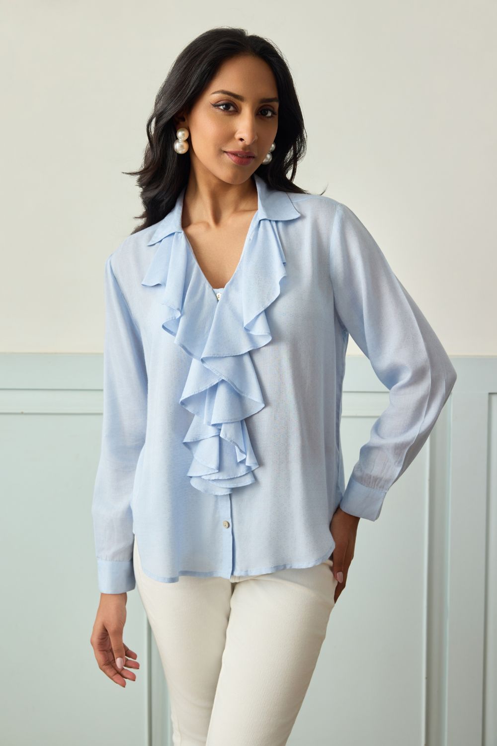 Serenity Ruffle Blouse