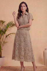 Beige Atelier Skirt Set