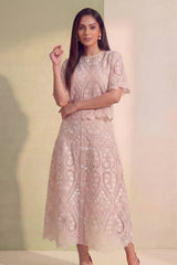 Blush Heirloom Lace Skirt Set