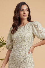 Sage Reverie Lace Dress