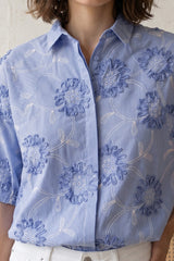 Powder Blue Petal Shirt