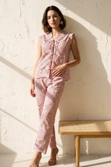 Rosewood Bloom Crochet Co-ord Set