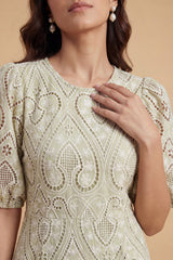 Sage Reverie Lace Dress