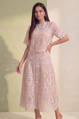 Blush Heirloom Lace Skirt Set