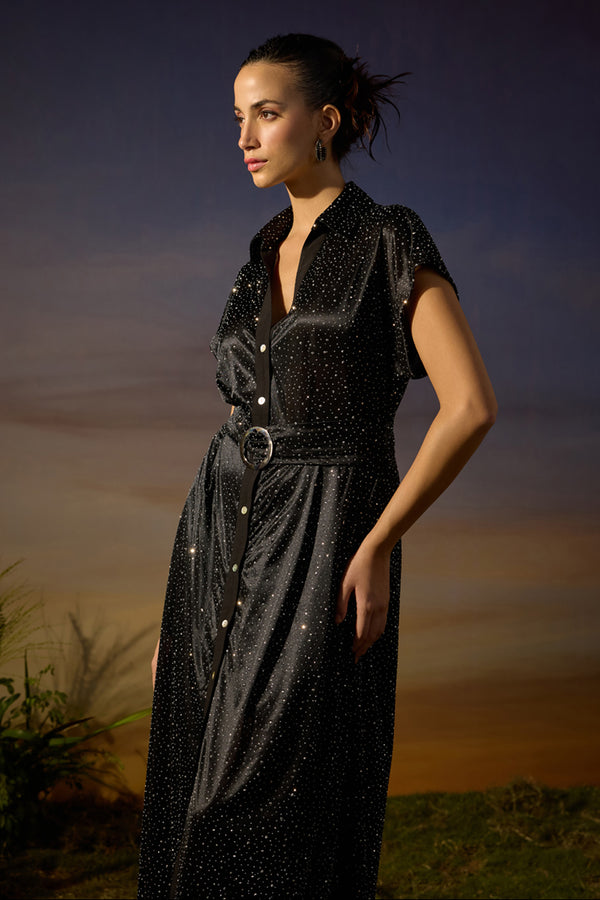 Starlight Black Dress
