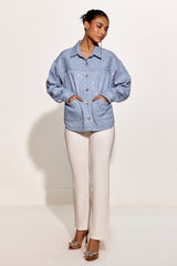 Scintillate Love Denim Shirt