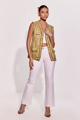 Meghna Pahwa In Our Gold Cherie Jacket