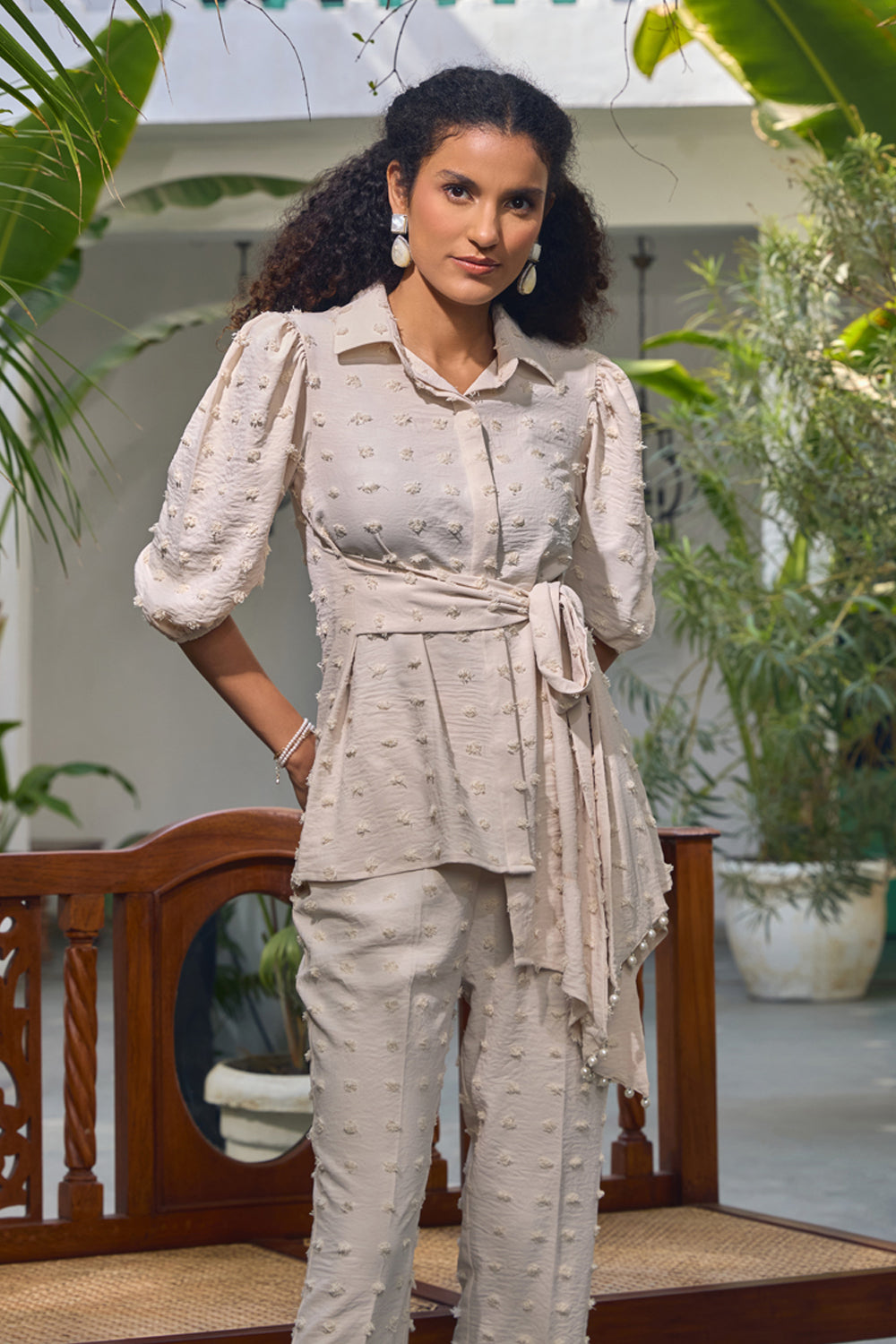 Creamy Cloud Co-ord Set