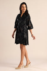 Luxe Leather Flora Dress