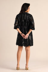 Luxe Leather Flora Dress