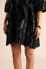 Luxe Leather Flora Dress