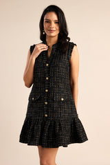 The Glider Tweed Mini Dress
