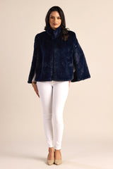 The Arctic Velour Cape