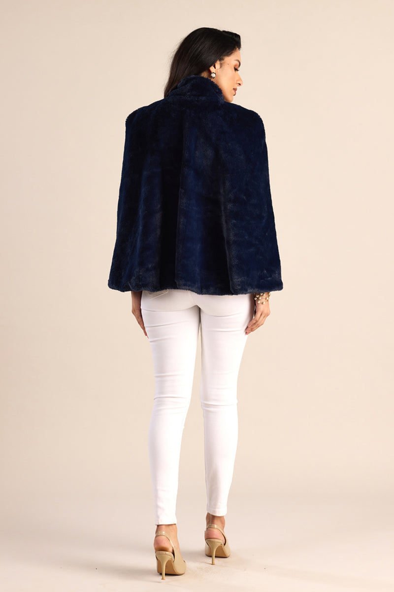 The Arctic Velour Cape