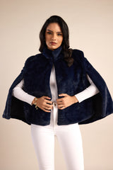 The Arctic Velour Cape