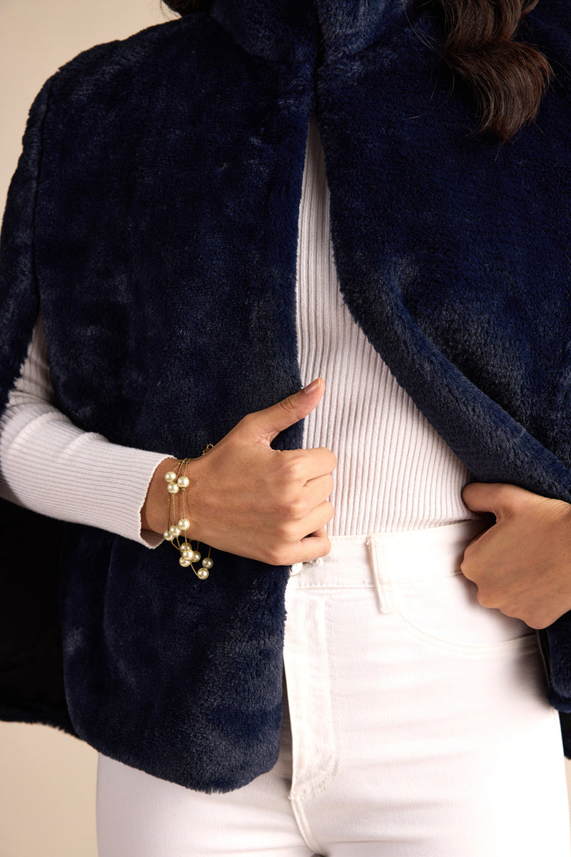 The Arctic Velour Cape