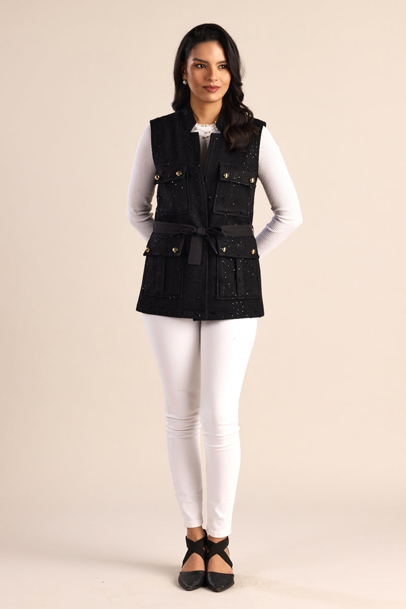 The Midnight Stella Belted Jacket
