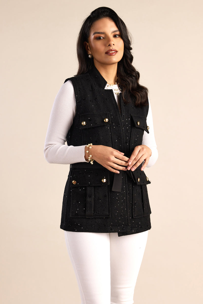 The Midnight Stella Belted Jacket