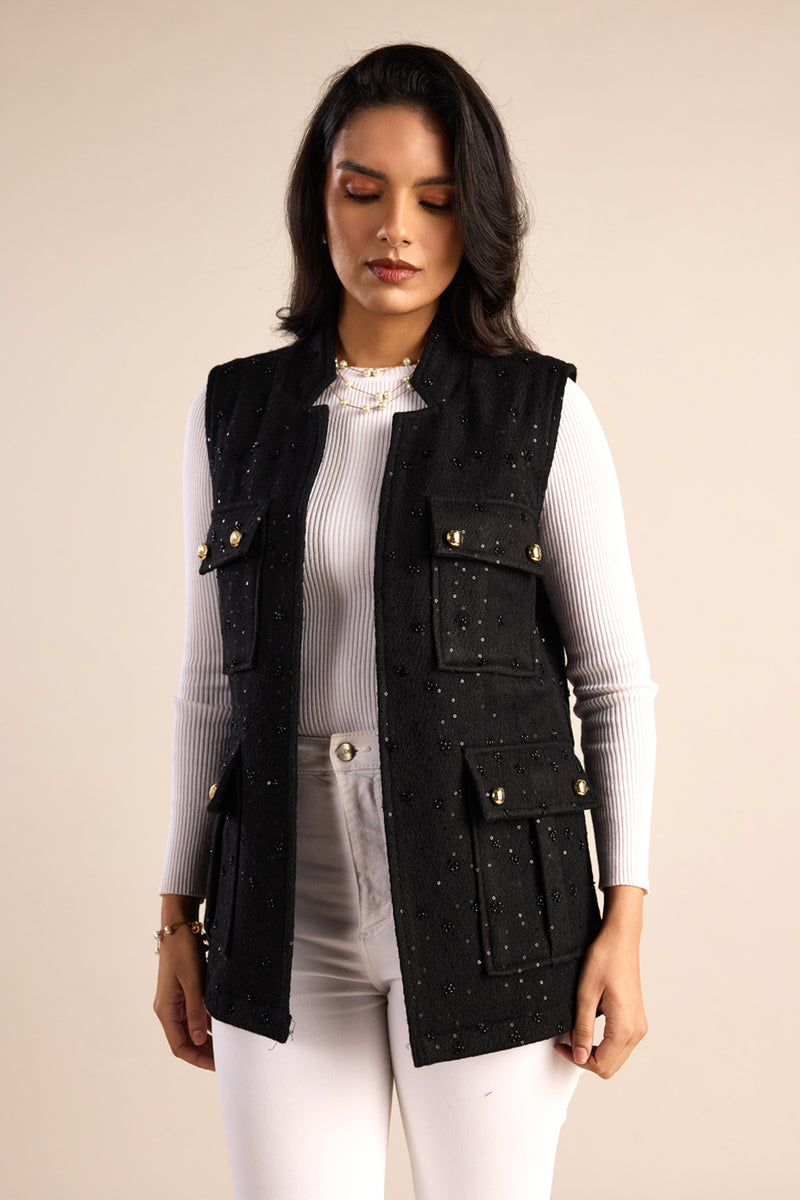 The Midnight Stella Belted Jacket