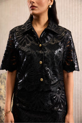 Luxe Leather Skirt Set