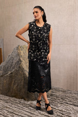 Onyx Lumina Belted Coat