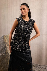 Onyx Lumina Belted Coat